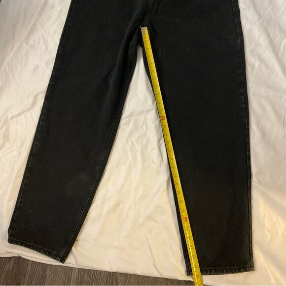 PrettyLittleThing Black High Rise Mom Jean 12 NEW Classic Preppy Normcore Casual - Picture 7 of 9